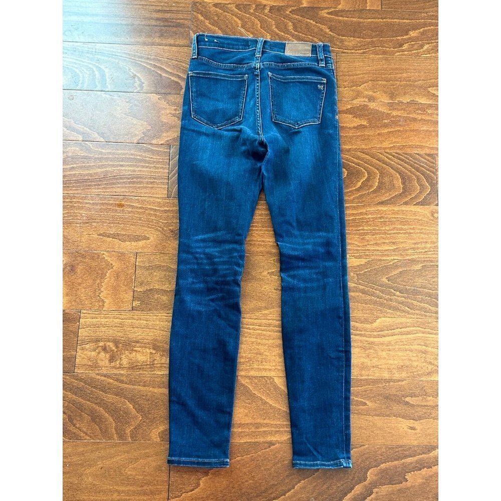 Madewell 9” High Rise Skinny Medium wash jeans 25 Womens DEFECT - Picture 10 of 10